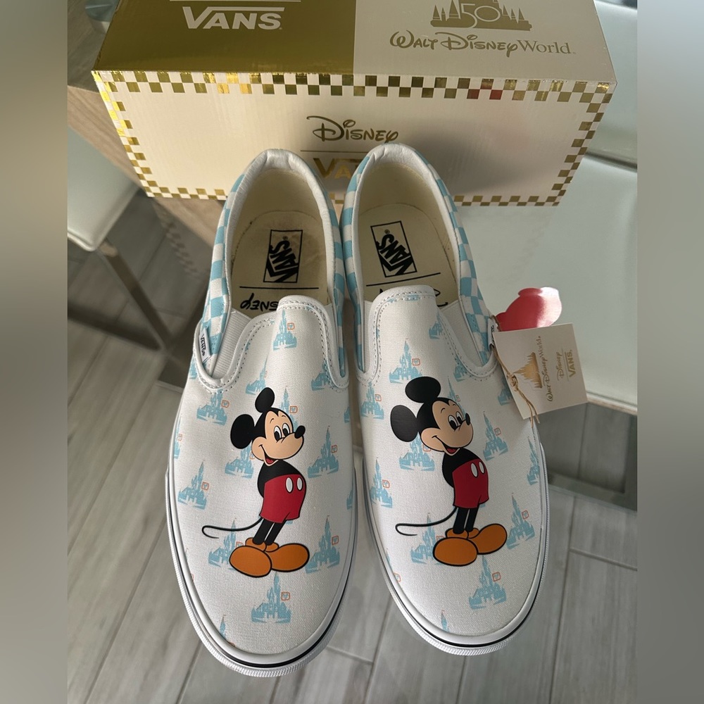 Vans Disney slip on size 12 New with tag 50th anniversary